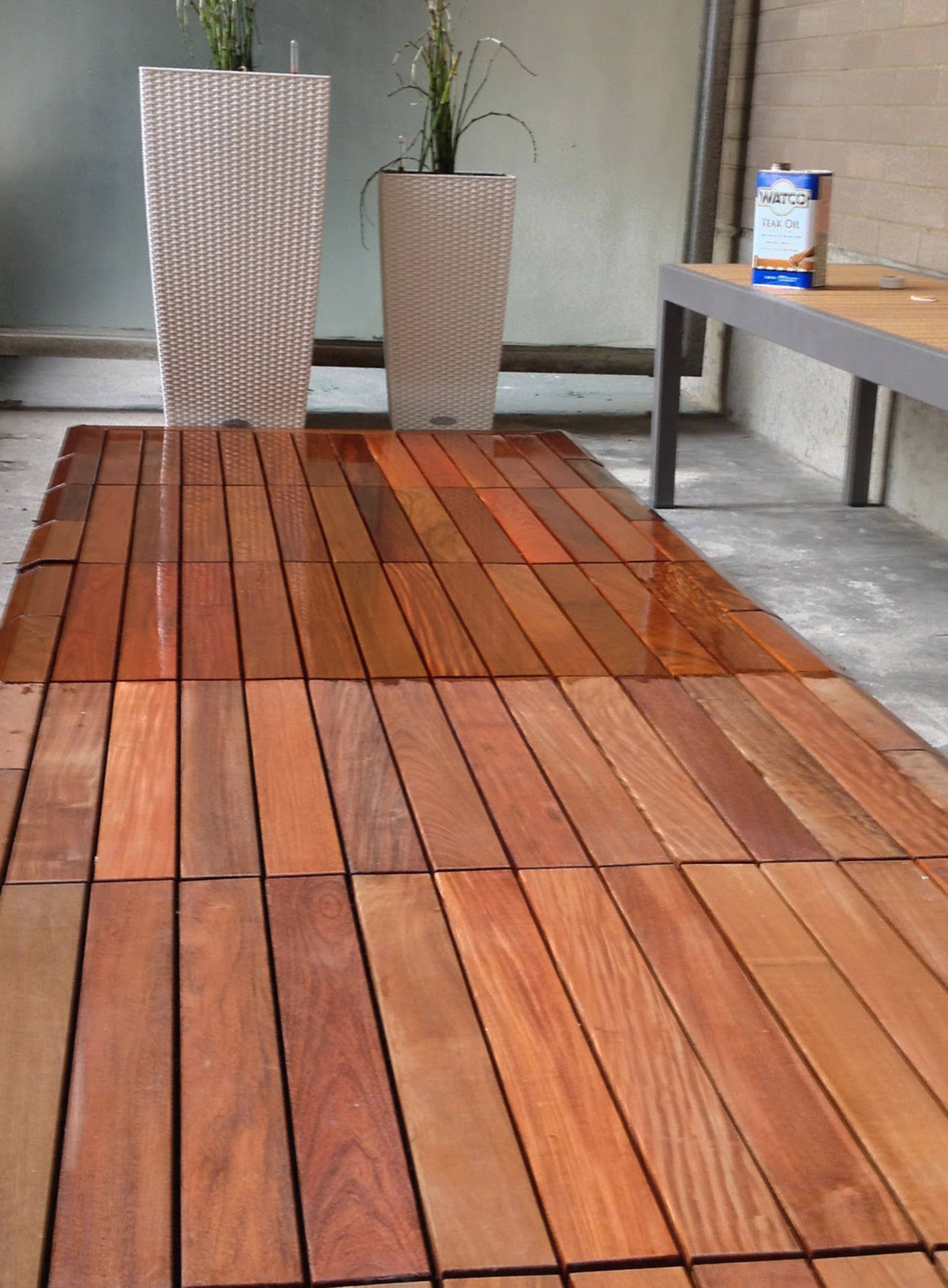 how to finish ipe decking